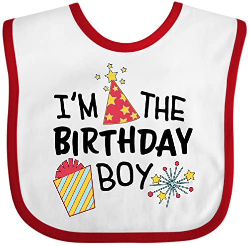 inktastic I'm the Birthday Boy Baby Bib