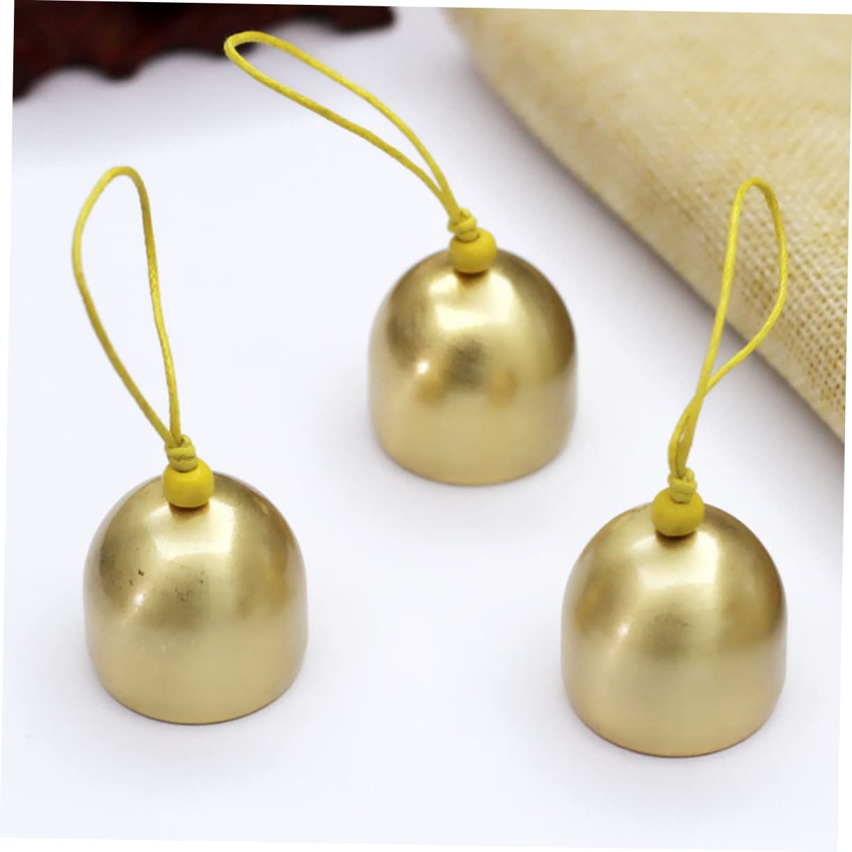 ABOOFAN 9 Pz La Campana Bomboniere Per Feste Jingle Bells Artigianali Ornamenti Da Appendere All'albero Regali Artigianali Fatti a Mano Per Le Vacanze Campane Campana Di Ottone Rame Mini