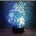 Cadeau De Noël Marvel Iron Spider Man $ Batman Rvb Veilleuse 3D Led Mix Couleur Lampe Enfants Bébé Chambre Décor Enfant Jouet