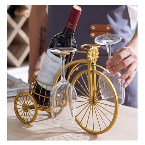 Soporte para botellas de vino SONGCHAO de hierro miniatura 6