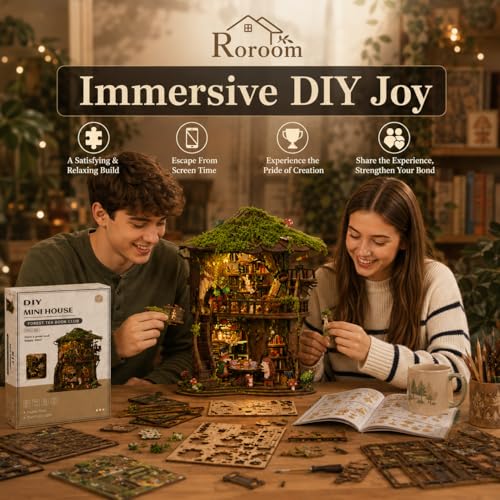 Rompecabezas 3D de biblioteca mágica para decorar tu estantería con estilo 5
