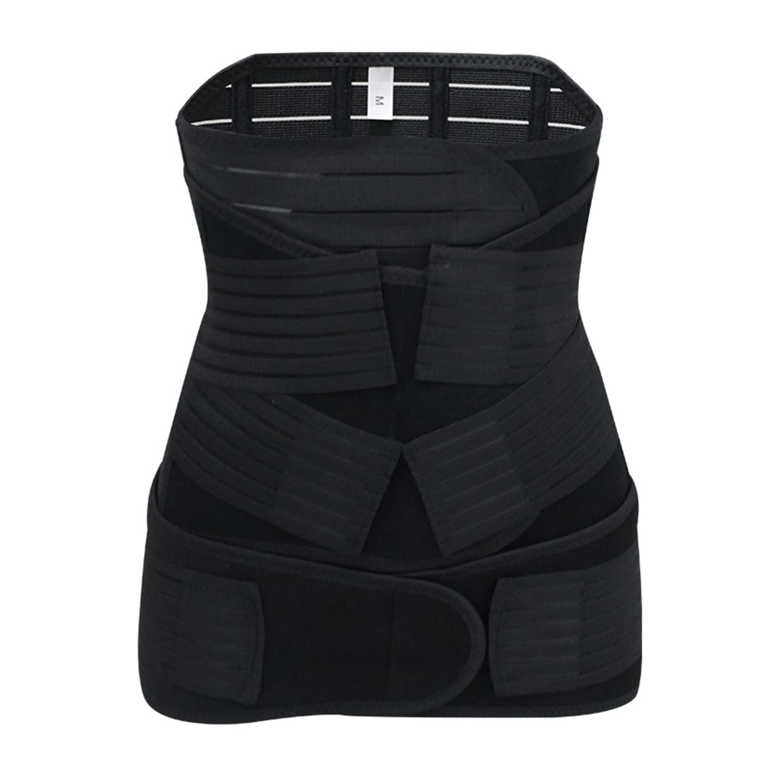 Pas poporodowy 3 w 1 Pas pasowy Pas brzuszny Po urodzeniu Opaska na brzuch Wsparcie poporodowe Sekcja C Pas regeneracyjny dla kobiet Talia Miednica Pas poporodowy Body Shaper, XL, czarny