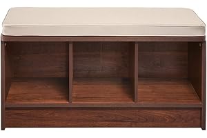 Cozy Window Seat with Triple Cube Storage Bench