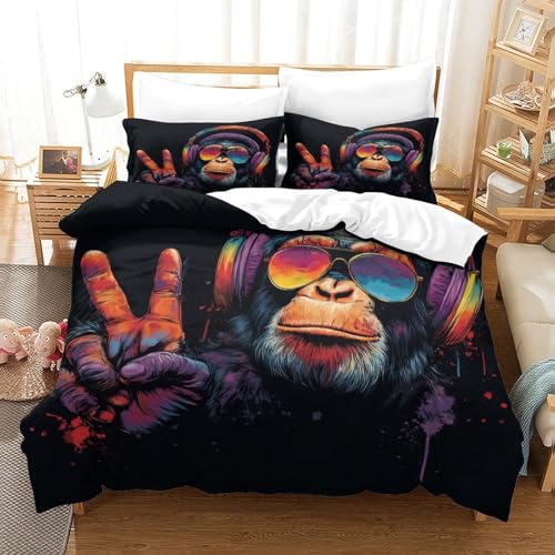 Housse de Couette Paris 3D en Microfibre 220x240cm