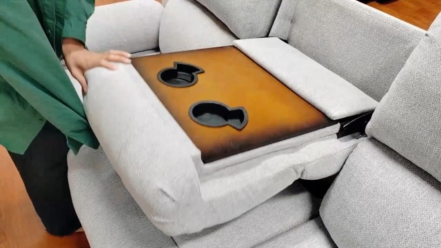 Sillón Plegable Microfibra Blanco miniatura 6