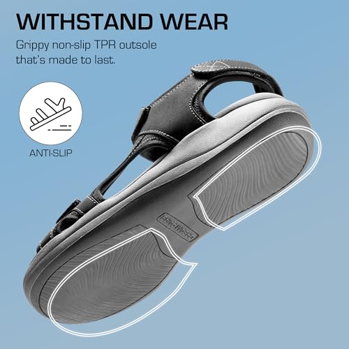 Image of DREAM PAIRS Women's Sandals Open Toe Lightweight Summer Shoes Walking Casual Outdoor