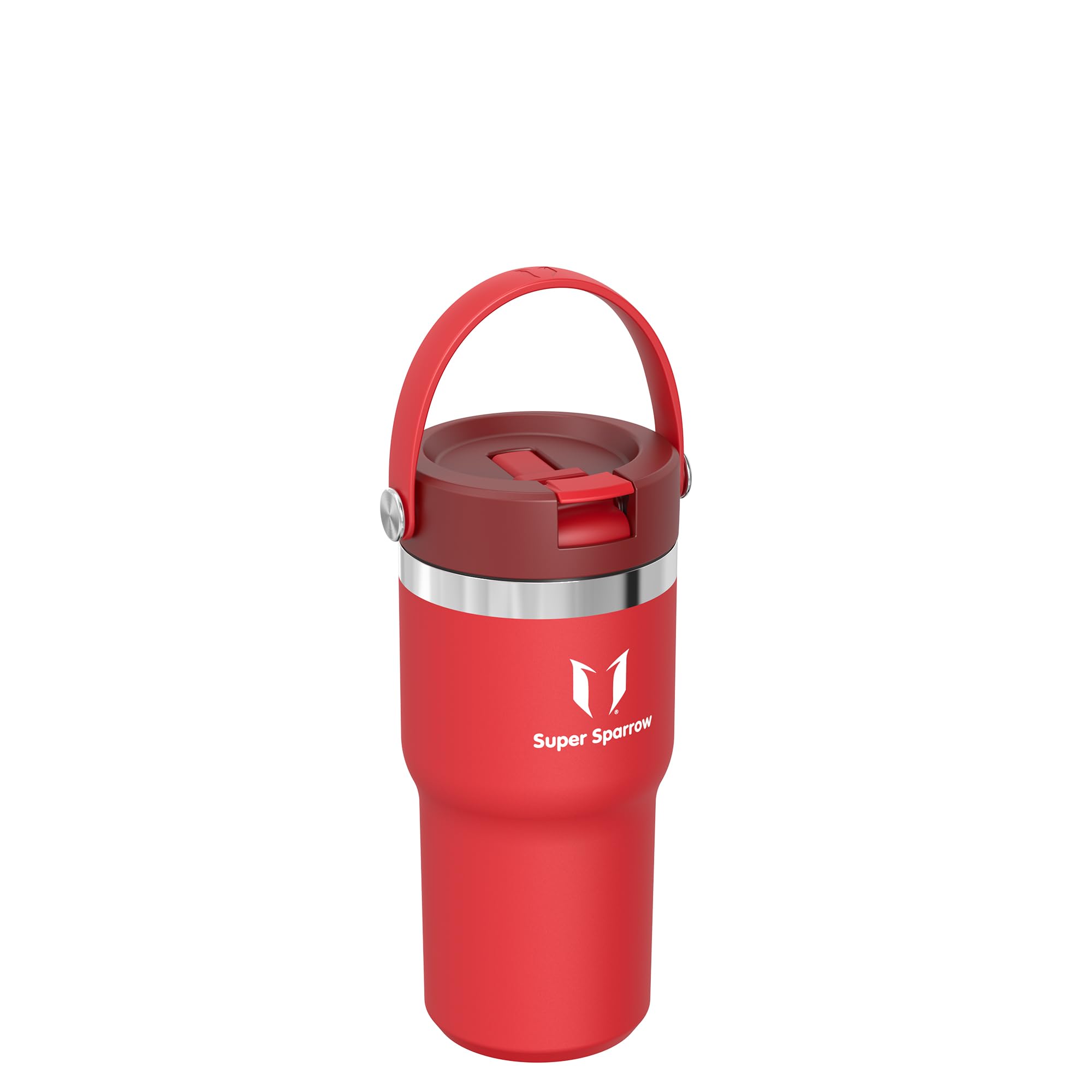 Sparrow Borraccia Termica Bambini - 620ml - Twistpath Borracce con Tappo Flex con Cannuccia - Senza BPA & Perdite Bottiglia Acqua - Inox Borracce Termiche Per Portabevande