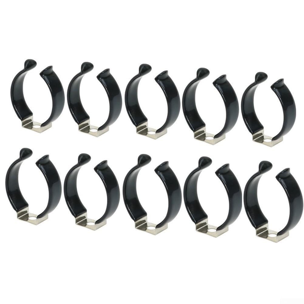 10 Pcs Spring Terry Clips, Terry Tools, Heavy Duty Storage Strap, Wall Mounted Tool Feather Terry Clips Storage Hanger