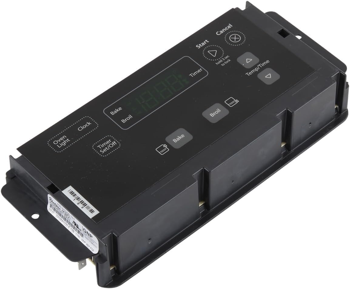 Compatible with Whirlpool W11126814 OEM Range Electronic Touchpad and Control Panel Part-Replaces W10841330, Black