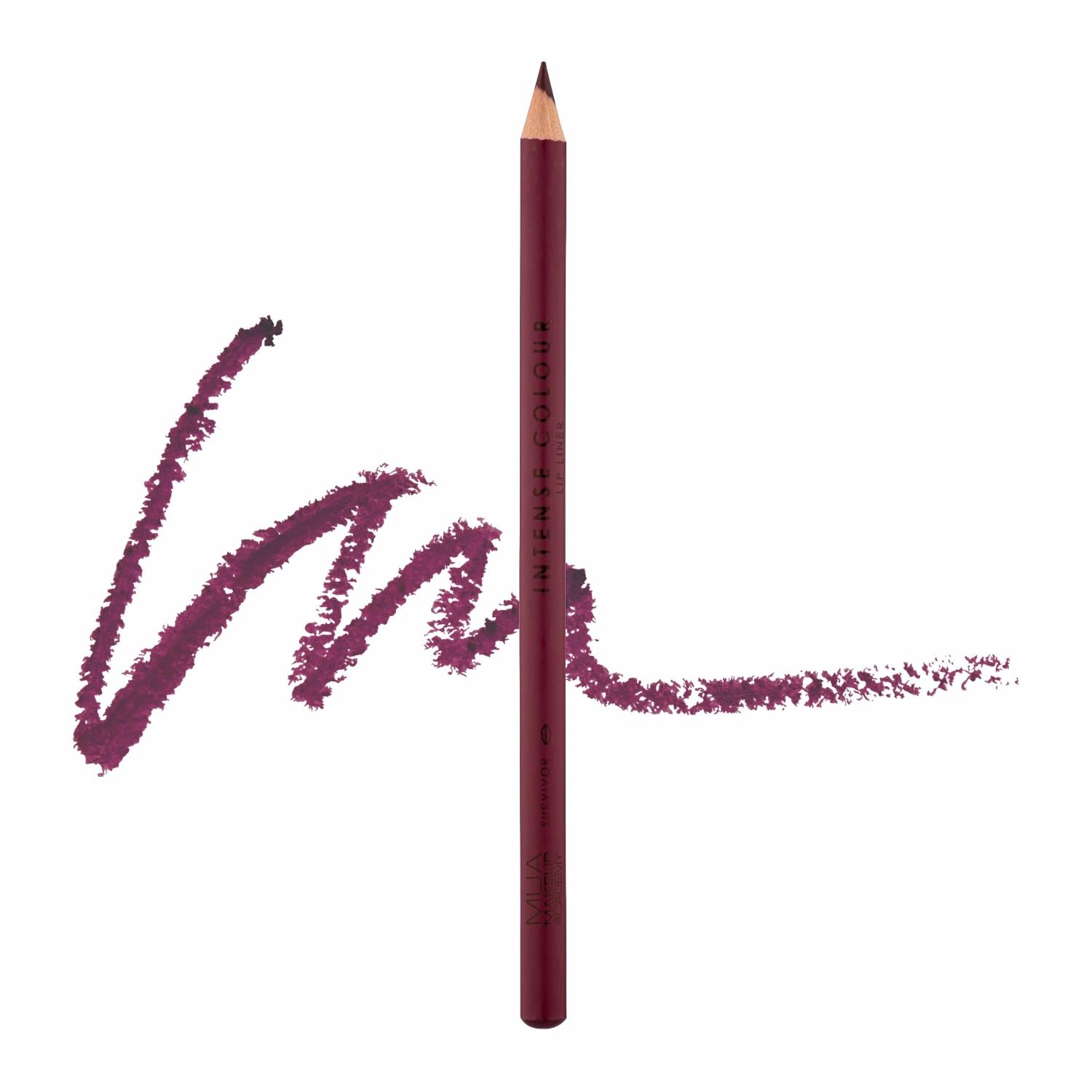 MUA Makeup Academy Intense Colour Lip Liner, Shade Survivor, Highly Pigmented & Precise Definition