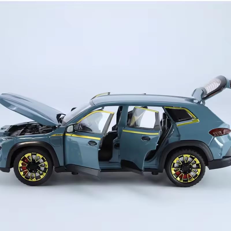 Image of 1:24 Black B-M-W The XM Diecast Metal Pull Back Car with 6 Openable Doors with Sound and Light Toy Decoration car Best Gift Toys for Kids 【Black Color】