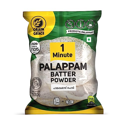 Grain n Grace 1 Minute Palappam Batter Powder (500g) Grain n Grace 1 Minute Palappam Batter Powder (500g)