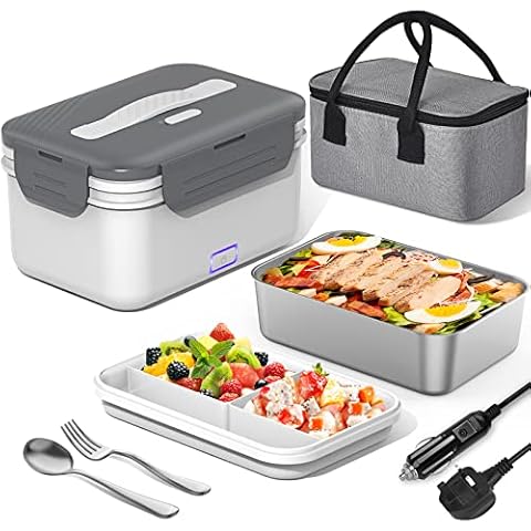 Herrfilk 100W Electric Lunch Box with Insulated Bag Cover