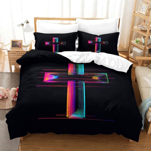 Ensemble de literie 140x200 microfibre housse de couette lit simple 3D