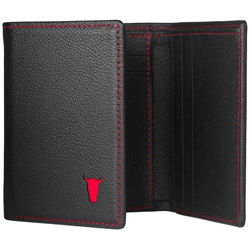 TORRO Leather Trifold Wallet – Premium Leather Trifold Slim Card Wallet for Men with 9 Card Slots and RFID Blocking