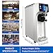 XPW Commercial Ice Cream Machine - 1000W Single Flavor Soft Serve 110V Ice Cream Maker Machine 2.7 to 4 Gal/H Touch LCD display & Auto Clean the Ideal Ice Cream Machine for Bars Restaurants - White