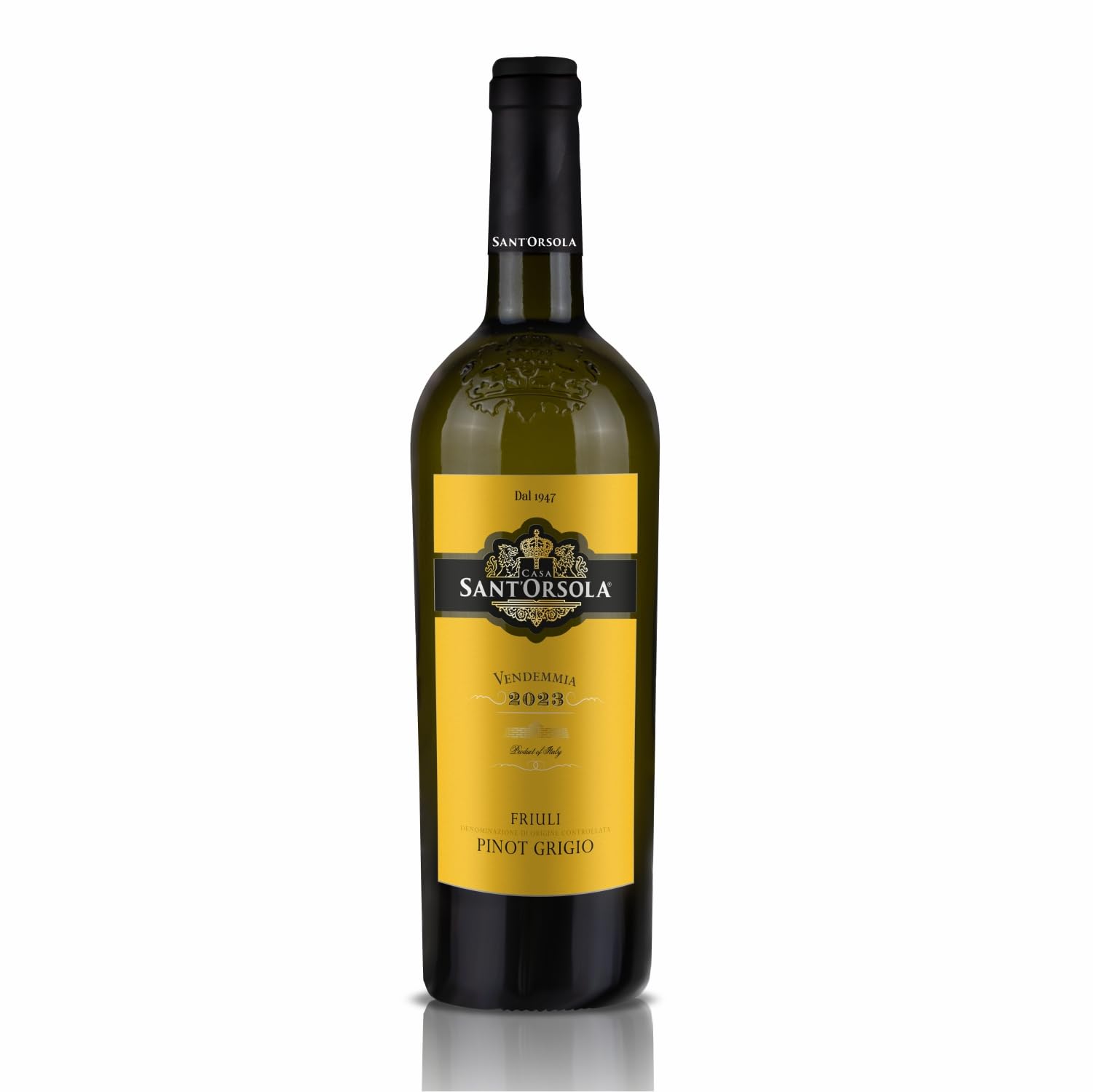 Sant'Orsola Premium Pinot Grigio D.O.C. Friuli Ramato, Vino Rosato Italiano Secco, Sapore Fresco dal Palato Morbido e Rotondo, 6x750 ml