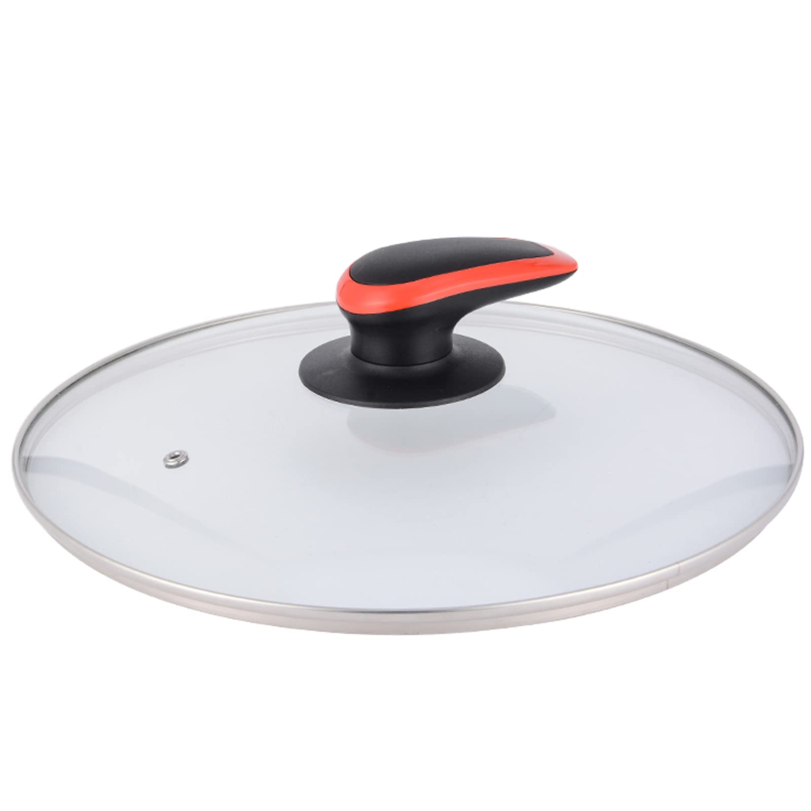 Tapa de sartén Tapa de Vidrio Templado, Tapa de Cacerola Reemplazo Tapa de Cacerola de Vidrio Transparente Se Adapta a Todas Las cacerolas y sartenes (38 cm)