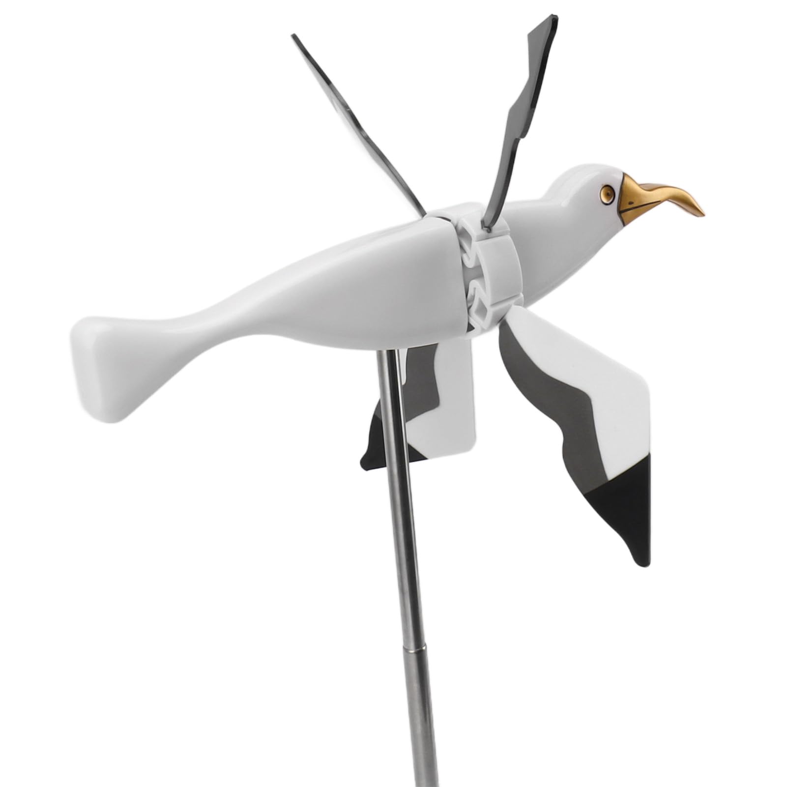 Mewa Wiatrak Ozdoba do Ogrodu świątecznego, Dekoracje Wiatraczek do Ogrodu Przydomowego, łapacz Wiatru Whirligig do Ogrodu na Zewnątrz, Rzeźby Wiatru