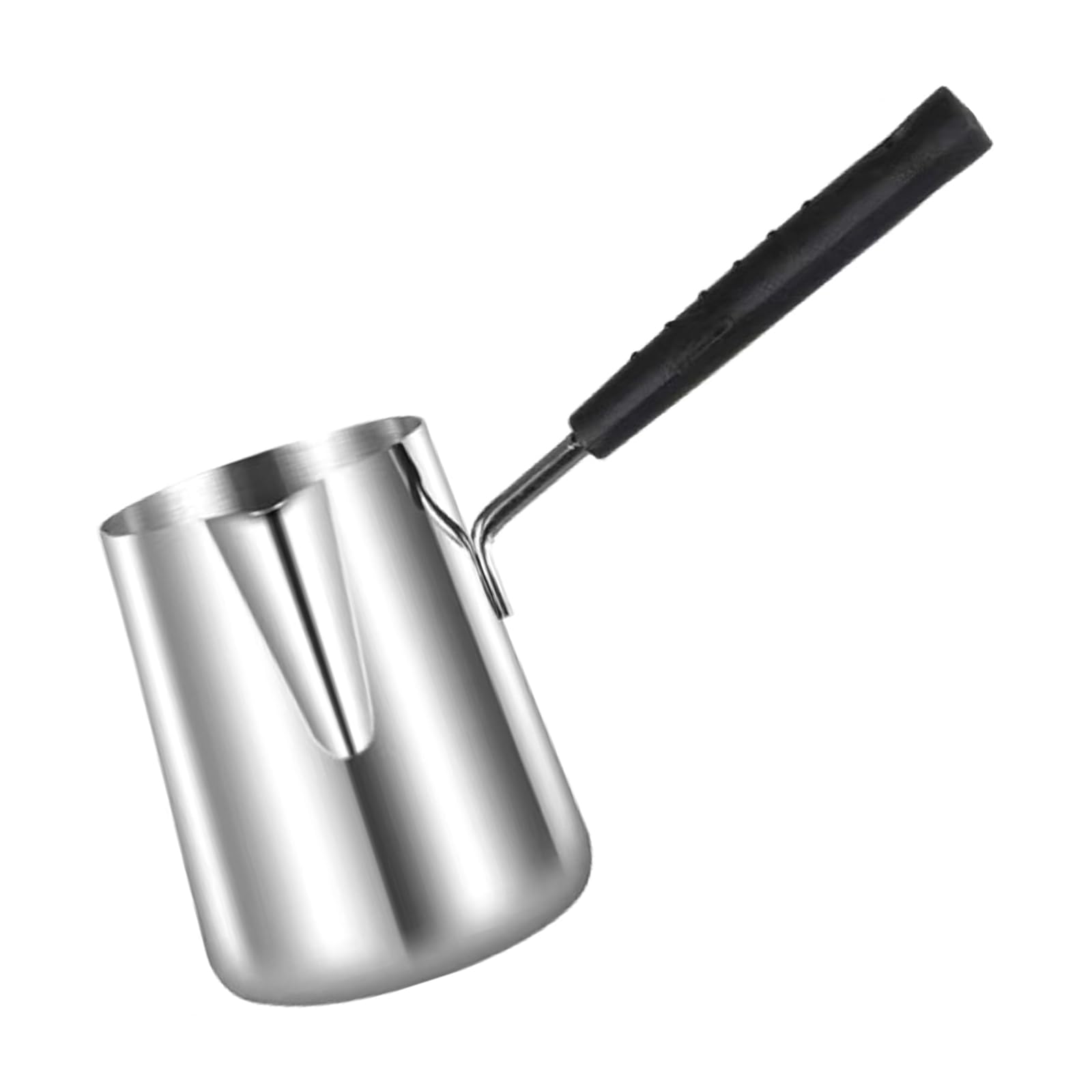 PANGBOER Multipurpose Food Grade Stainless Steel Milk Pitcher Steaming Pitcher Suitable for Coffee Tea and Hot Chocolate Commercial Grade Coffee Maker Tool