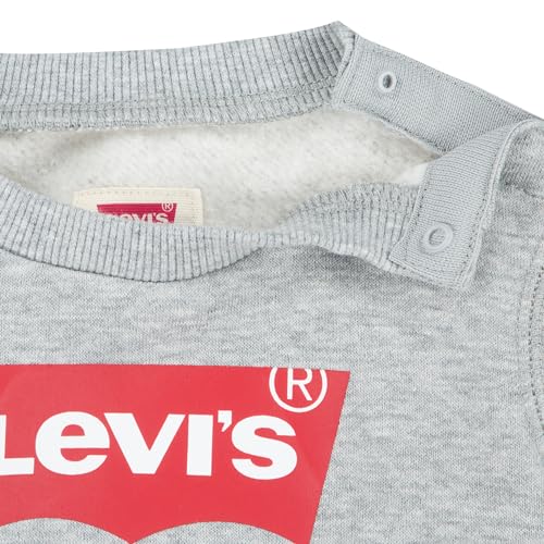 Levi’s Kids Batwing crewneck sweatshirt Baby Jungen Grey Heather 3 Monate