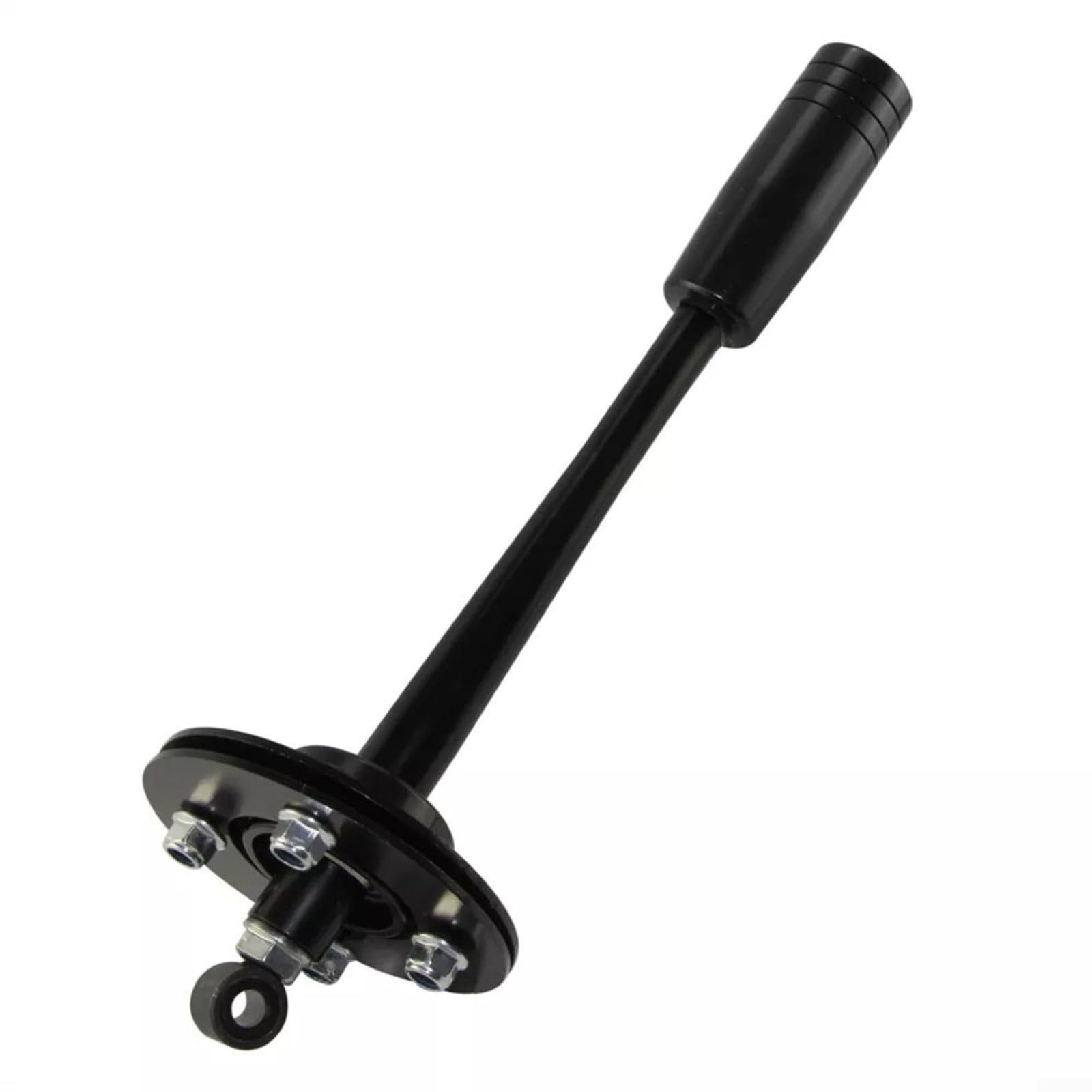 Palanca de cambios corta ajustable de aluminio con botón para diferentes modelos para BMW E30 E36, fácil instalación, todo negro, rojo y plateado (todo negro)