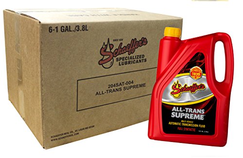 Schaeffer Manufacturing Co. 0204SAT-006 All-Trans Supreme Automatic Transmission Fluid, 1-Gallon Bottle (Pack of 6)