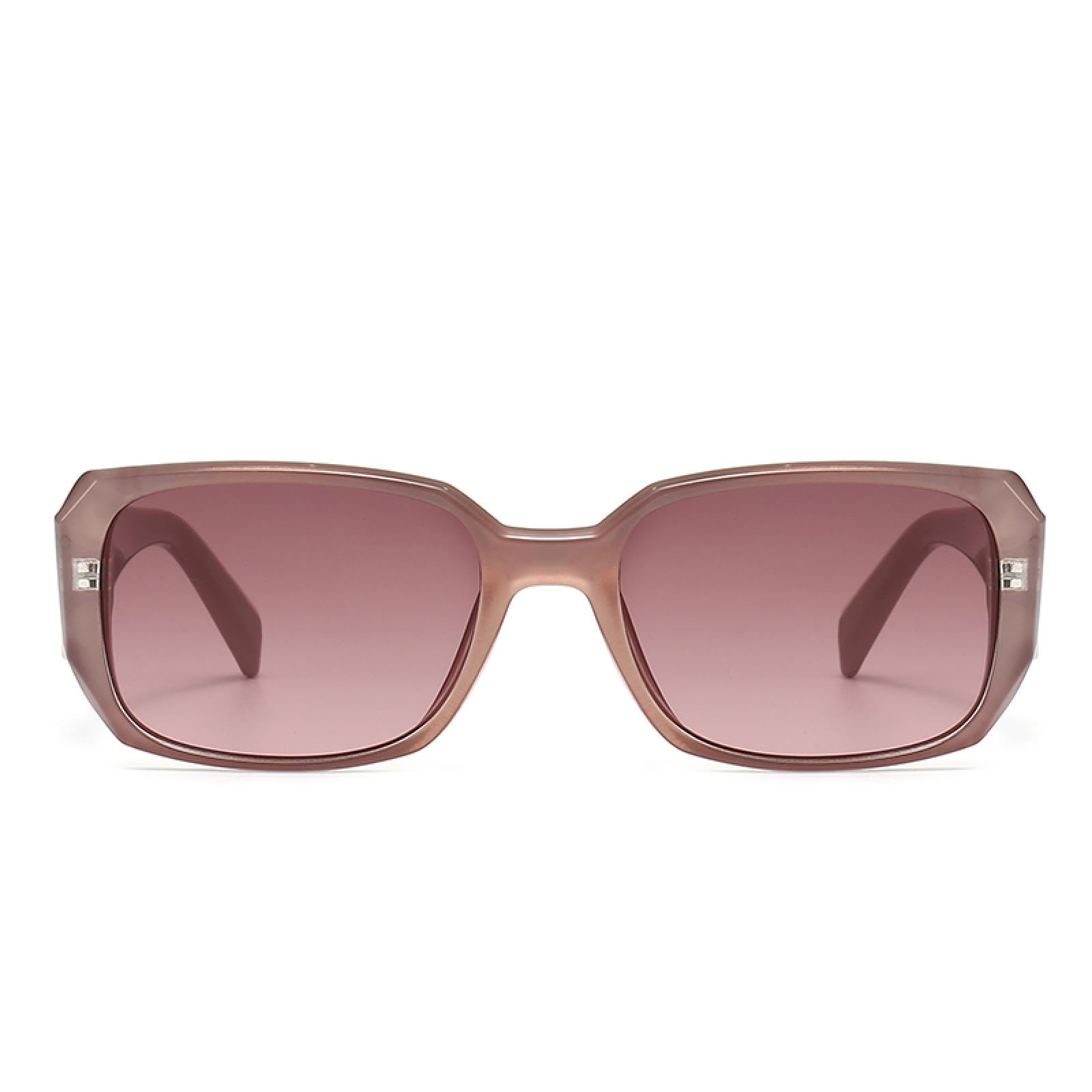 Schmale Sonnenbrille im Retro-Stil, Street-Style