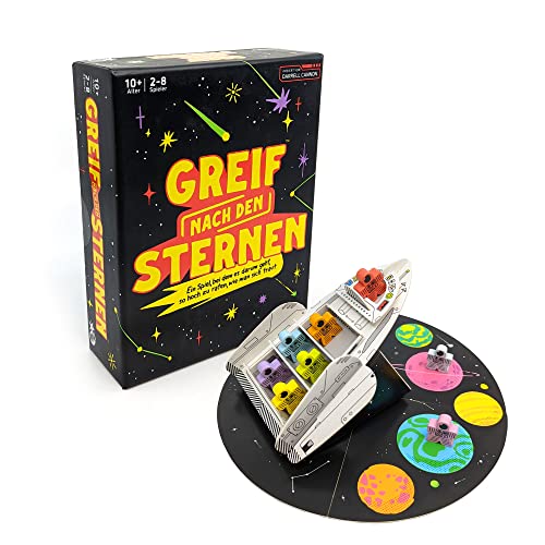 Agarra las estrellas - UN juego de mesa familiar para niños y adultos con cohetes - Trivia juego a partir de 10 y hlher (y más alto y superior!)