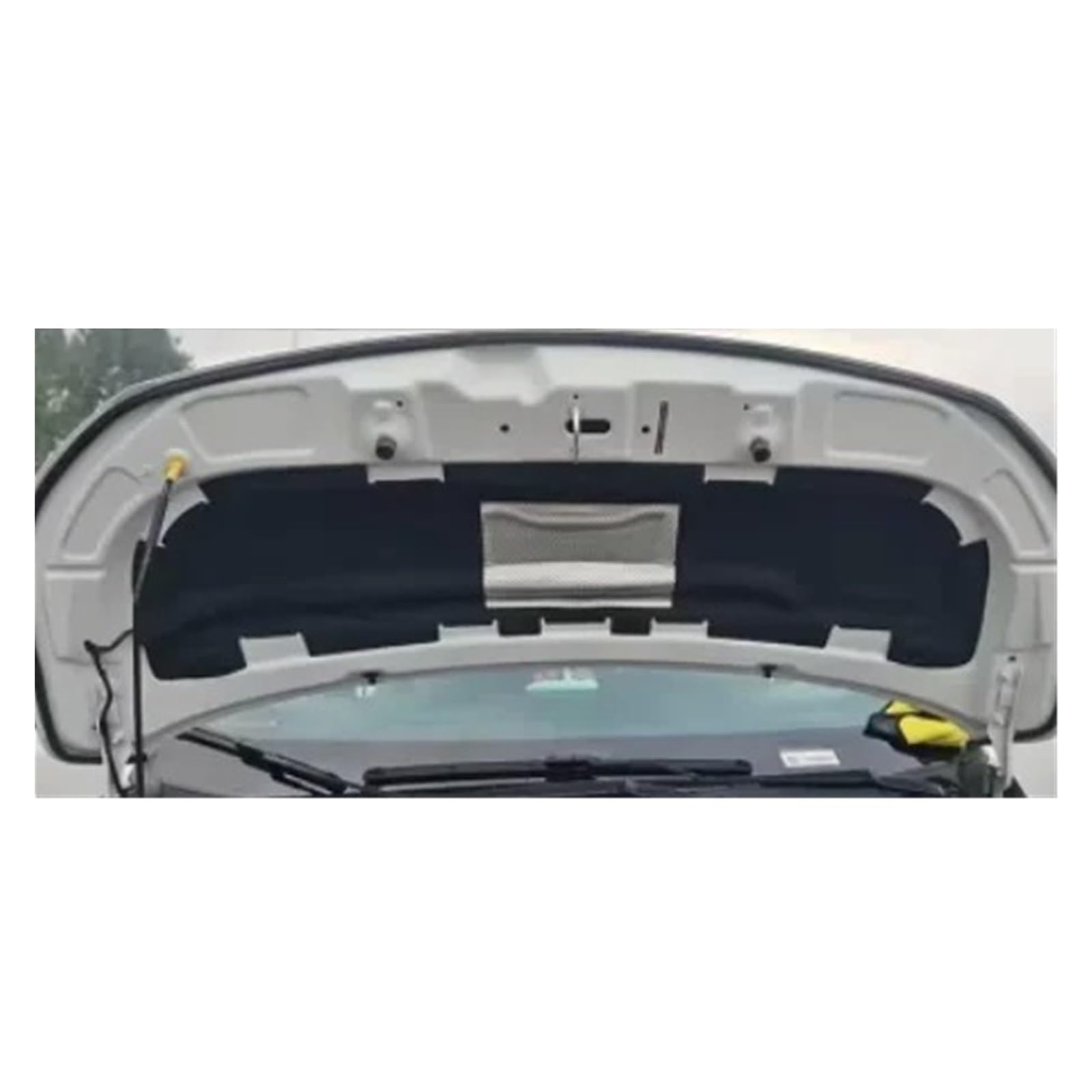 Ltusgt A Piece Of Aluminum Car Hood Insulation Pad For Ecosport B515 Bk 2013~2017 Front Hood Sound Pad Engine Heat Insulation Mat Soundproof Cotton Cover Auto Accessories(A Piece Of Aluminum)