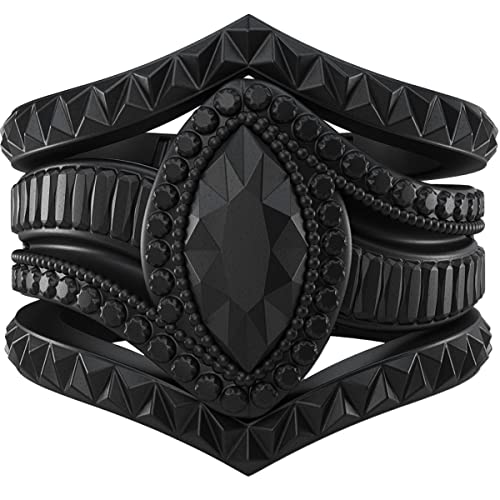 Rinfit Silicone Rings for Women - Engagement or Promise Ring & Stackable Set - Womens Rubber Wedding Rings & Silicone Wedding Bands - Patented Design