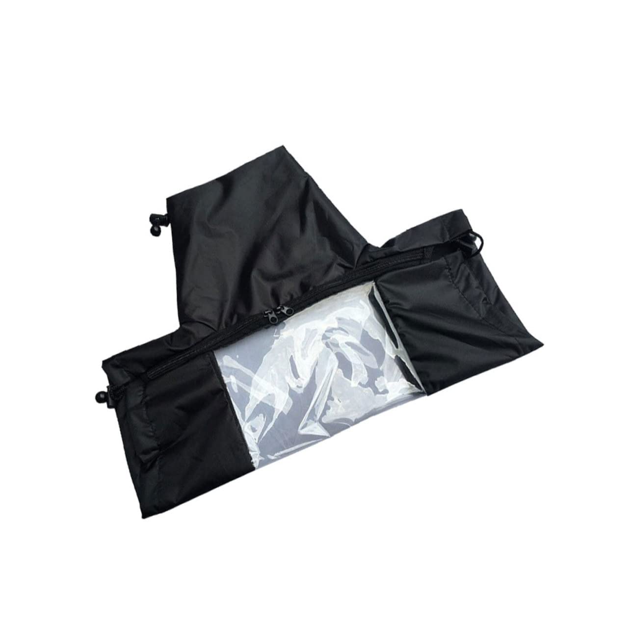 Funda de lluvia para cámara con ventana de PVC transparente impermeable 8