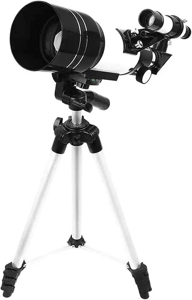 Telescópio com tripé de 1,38 metro astronomia telescópio adulto telescópio refratário presente filtro lua telescópio viagem