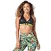 Zumba Dance Bralette Sujetador Deportivo Mujer Fitness Workout Sujetador Deportivo Activo, Black BB, L