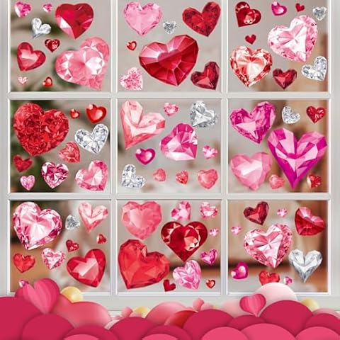 Autocollants Zindoo Saint Valentin 91 Pcs Cover