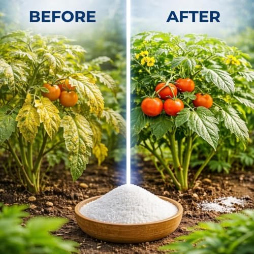 Image of Indian Gardens - Epsom Salt Fertilizer For Plants | Epsom for plants | Magnesium sulfate fertilizer (1 Kg)
