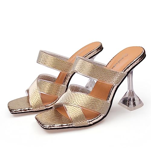 Sandales à talons hauts pour robe de mariage et mules femmes