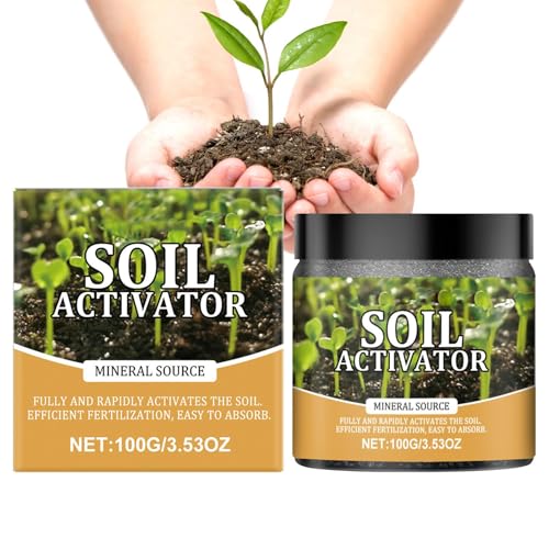 Mixnexorad Boden Aktivator | 100g Bodenverbesserer - Aktivierter Pflanzendünger Für Blumen- Und Gemüseanbau, Gartenrasen, Hochbeet Und Bonsai