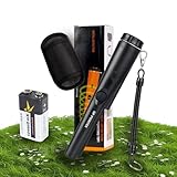 Metal Detector Pinpointer, Professional Handheld Pointer Detector for Adult & Kids Portable Treasure Pinpointing Finder Probe (Black)