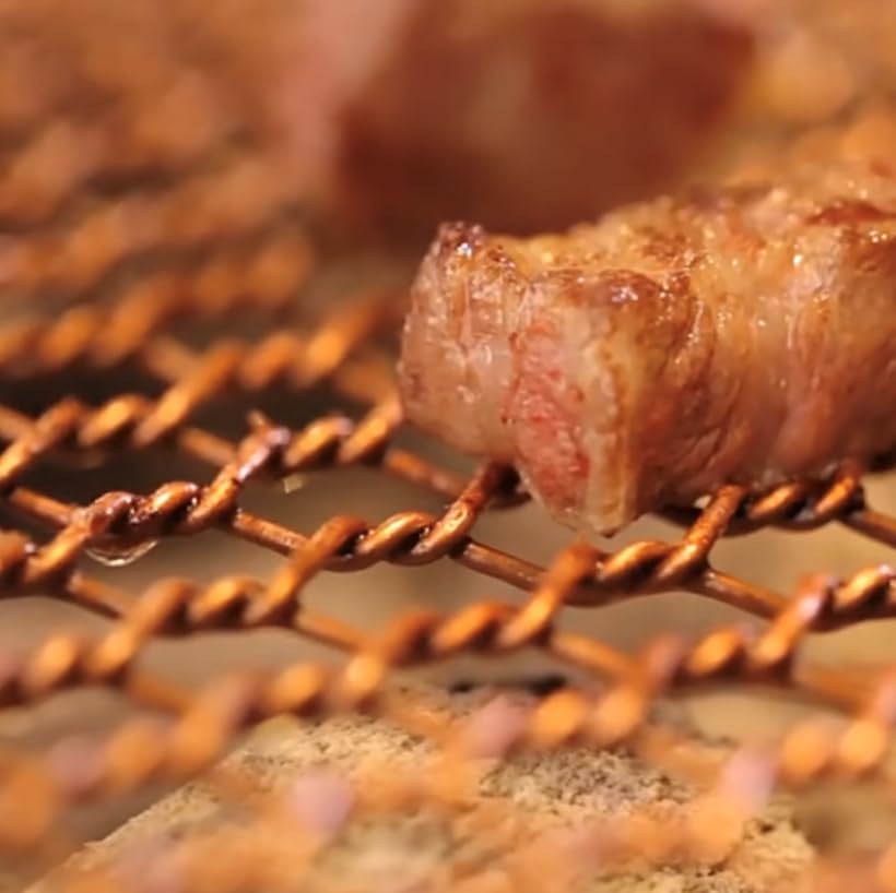 Amazon | 高級純銅製手編み焼き網 銅網 純銅 焼肉 燻製 BBQ キャンプ