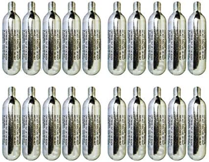 KRONYO CO2 Cartridges, Gas Canisters, Threaded Chargers, Bike Tyre Inflator Pump Gas, 16g x 10pcs