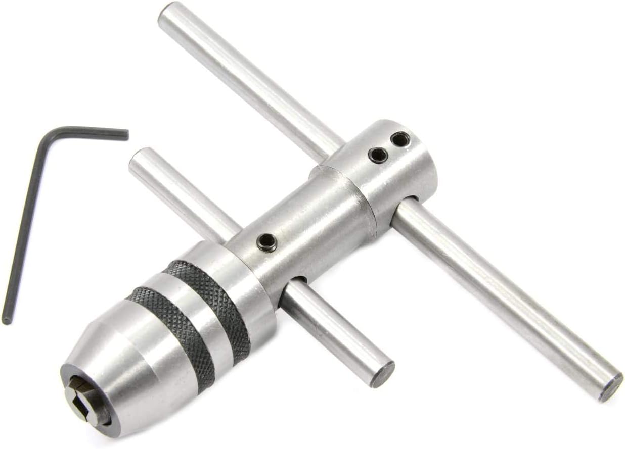 T Type Tap Wrench Pilot Spindle Set of 2 Piece 1/16" to 1/4" & 1/4" to 1/2" I Tapping -Threading - Reaming I Made In India