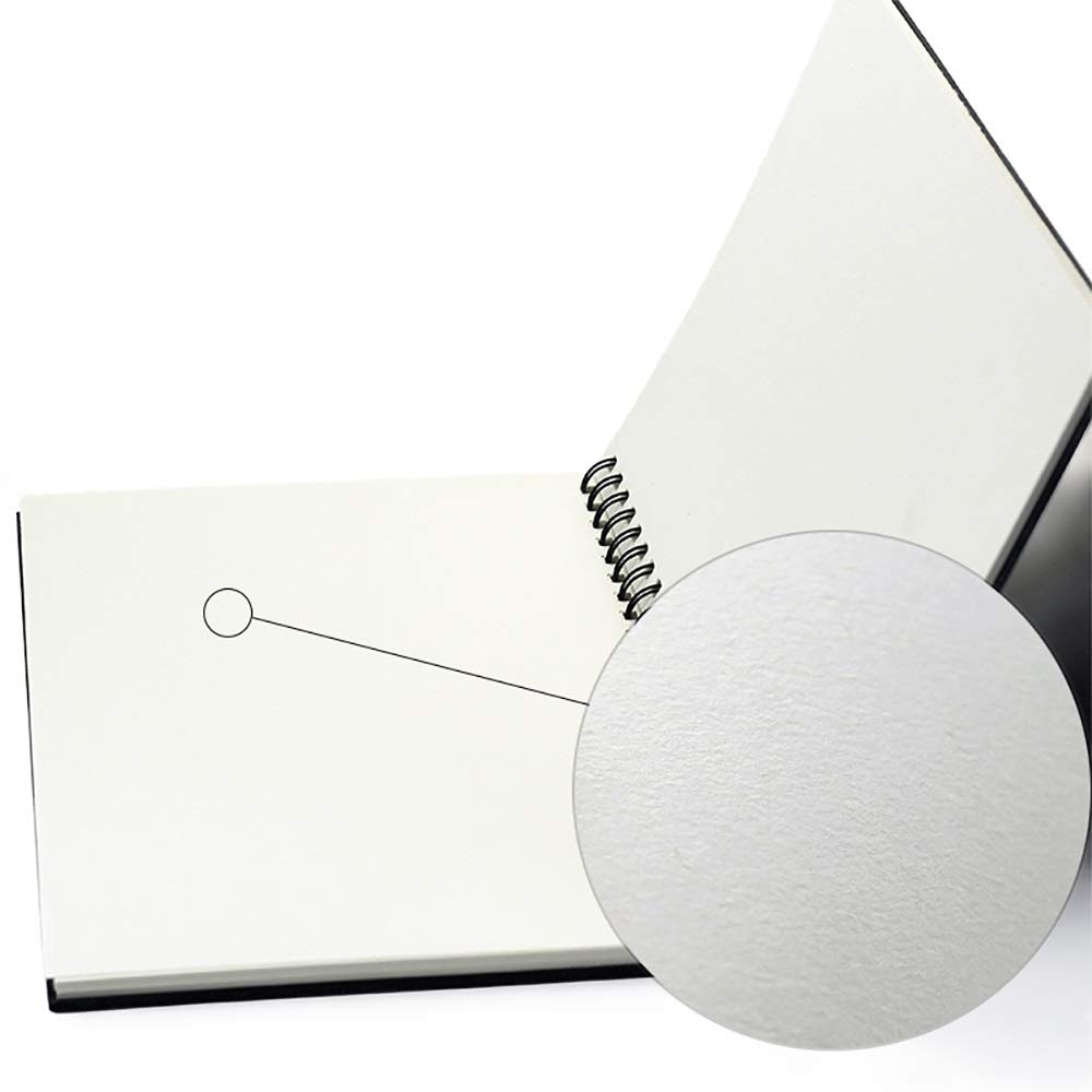 Bosquejo del Libro de 35 Hojas A4 Doble Bobina Cuaderno En Blanco Blanco Dibujo Pintura Papel Pintada del Arte Artículos de Oficina (Color : A4, Size : 297mm)
