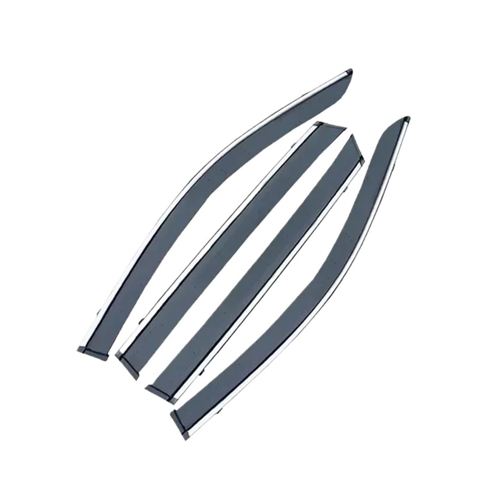 FYZKQXPRL Windows Visor Car Window Rain Visor Fit for HAVAL H9 2024 2025 2026 MK2 Weathershield Deflectors Awnings Bright Strips Shield Cover Accessories Rain Guards(C)