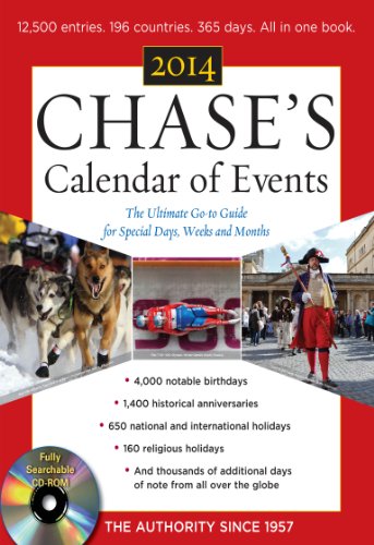 Amazon Chase s Calendar Of Events 2014 EBook Editors Of Chase s 