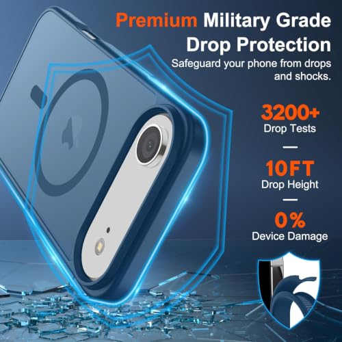 Image of AIBEX Back Cover Case for Apple iPhone 14 Pro Max MagSafe Compatible | Slim Case with Wireless Charging Support | Anti-Scratch, Anti-Fingerprint & Lightweight Military-Grade Protective Cover - Black