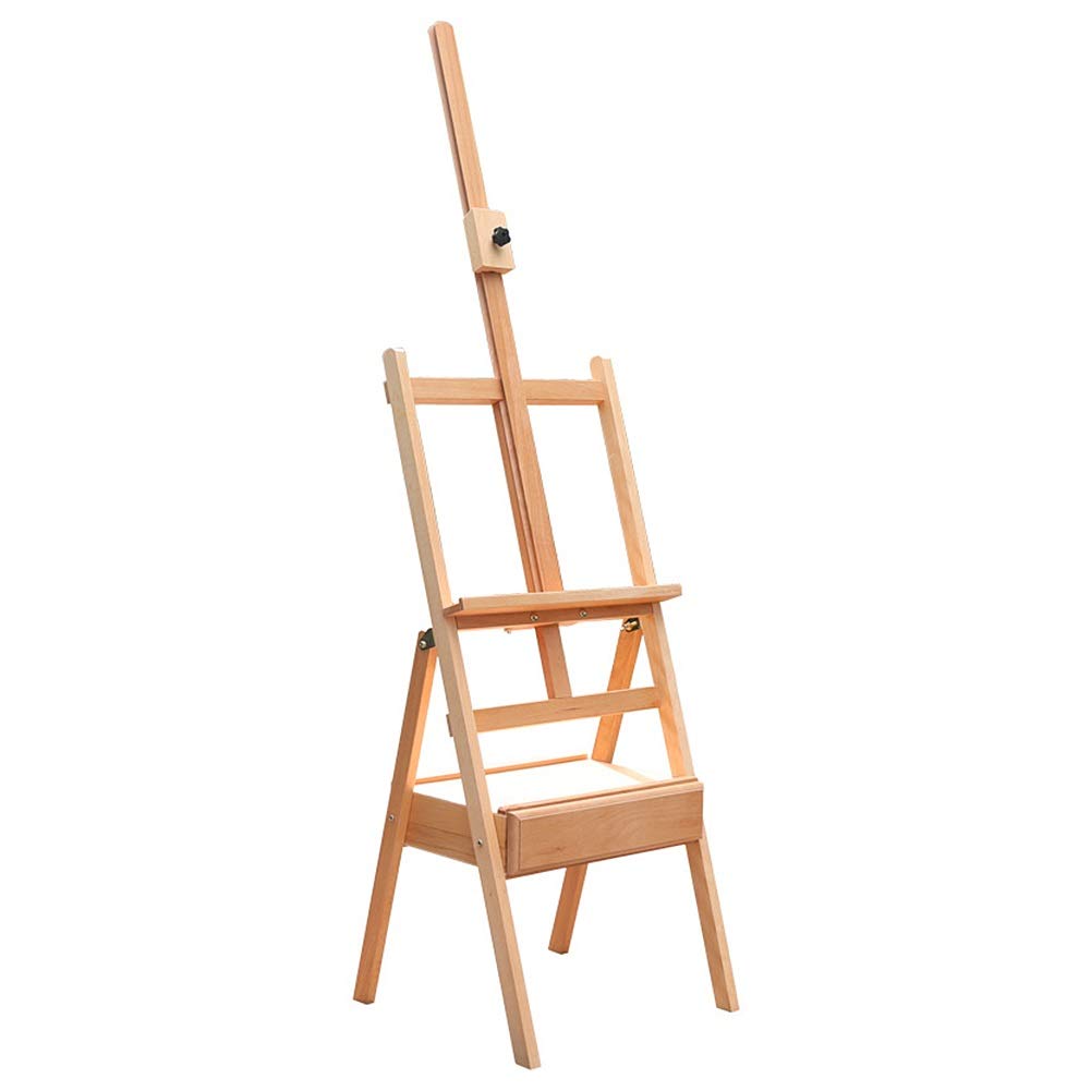 NGDFGR Easel Artist H Frame Easel Stand Portable Canvas Holder Field Studio Adjustable With Box Storage Drawer Ing Sketching,