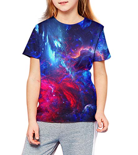 Image of LAIDIPAS Boys Girls 3D Graphic T-Shirt Short Sleeve Tops Tees 6-16 Years | Kids Crewneck Shirts, Vibrant Color, Lightweight and Quick Dry, Trendy Outfits for School, Parties, vacation and Daily Wear