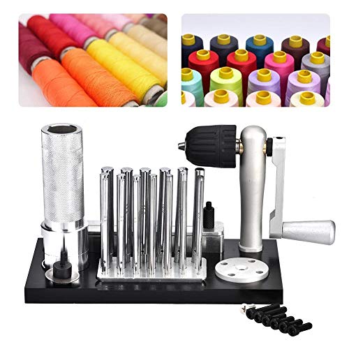 Jump Ring Maker, Professional Stainless Steel Winder Hand-cranked Wire Drawing Machine Jewelry Ring Making Tool Ring Jumping Tool Jewelers Tools with 20 Spindles From 2.5mm to 12mm for Jewelry Makers