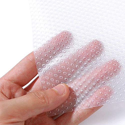 YAGE Forro transparente antiderrapante para prateleira, impermeável, tapete reutilizável para gaveta